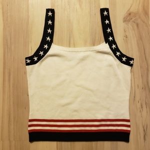 Vintage Tommy Hilfiger Knit Stars & Stripes Tank